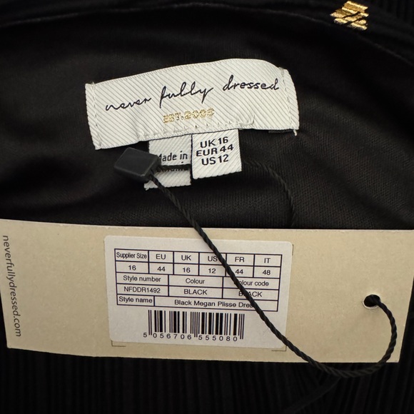 Never Fully Dressed Black and Gold Women's Dress - Picture 6 of 10